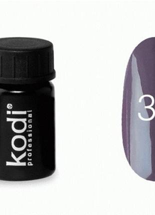 Кольорова гель фарба для дизайну нігтів kodi professional №37 сливовий, 4мл (старий дизайн)