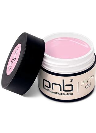 Камуфлирующий желеобразный гель для моделирования ногтей pnb uv/led jellypro gel, 04 soft blush, 50 мл