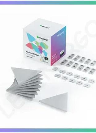 Дополнительные панели nanoleaf shapes mini triangls 10 шт светодиодные панели для декора освещения