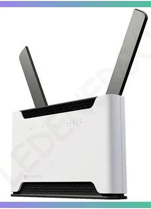 Бездротовий маршрутизатор mikrotik chateau lte18 ax білий 4g lte wi-fi роутер для дому та офісу