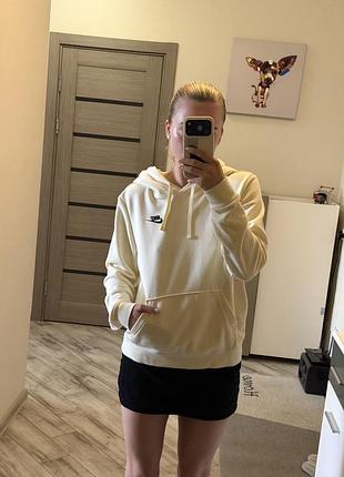 Жіноче жовте худі з капюшоном nike, s-m