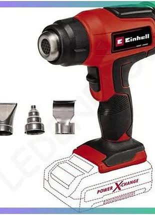 Будівельний фен einhell te-ha 18 li red бездротовий термофен для ремонту та обробки матеріалів