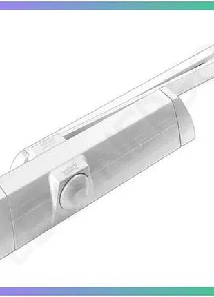 Дотягувач дверний dorma ts 90 impulse en 3/4 білий з ковзною тягою для дверей