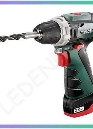 Дриль-шуруповерт metabo bs basic green аккумуляторный инструмент для сверления и завинчивания