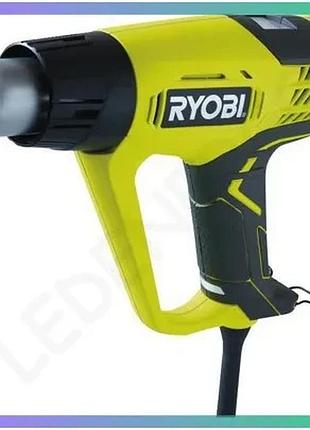 Промисловий фен ryobi ehg2020lcd чорний для сушіння фарби та клею