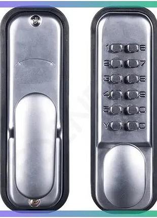 Механічний кодовий замок trinix trl-6102mpw срібний для дверей та воріт захист від злому