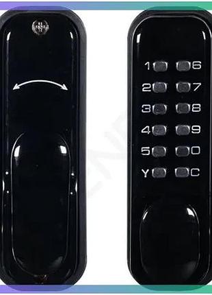 Механічний кодовий замок trinix trl-6102mpw чорний для дверей та воріт безпеки замок