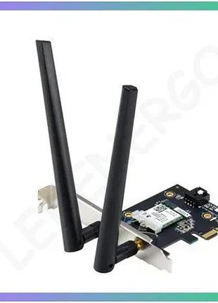 Wi-fi адаптер asus pce-be6500 бездротовий мережевий адаптер для пк з високою швидкістю зapos;єднання