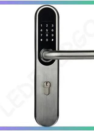 Розумний замок дверей seven lock sl-7768b срібний електронний замок для безпеки дому