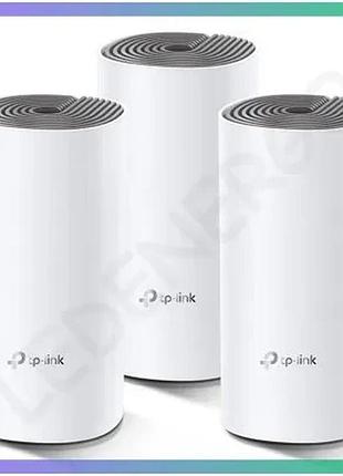 Mesh wifi система tp-link deco e4 3-pack беспроводной маршрутизатор для покрытия большой площади