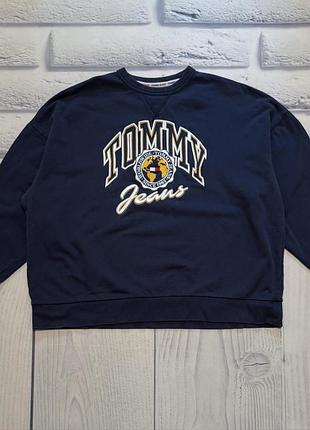 Світшот tommy jeans темно-синій, розмір l