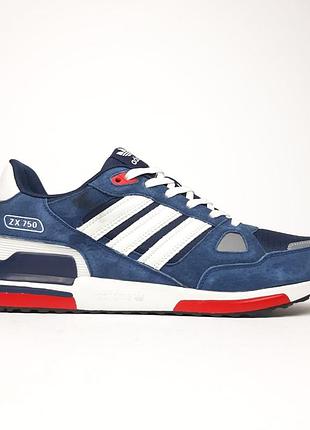 Adidas zx 750 большой синие с белым — купить в Украине | SHAFA