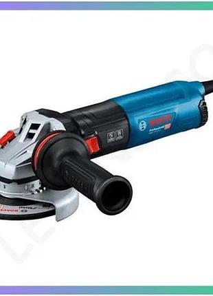 Шліфмашина кутова bosch gws 14-125 s синя професійний інструмент для обробки металу та бетону