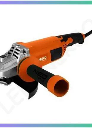 Кутова шліфувальна машина neo tools 3000 вт 230 мм болгарка для шліфування та різання