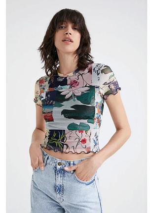 Яскрава футболка, топ desigual, розмір м.