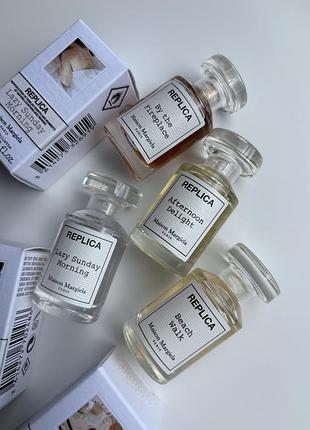 Мініатюра туалетної води maison margiela 'replica' lazy sunday morning; beach walk; afternoon delight; by the fireplace