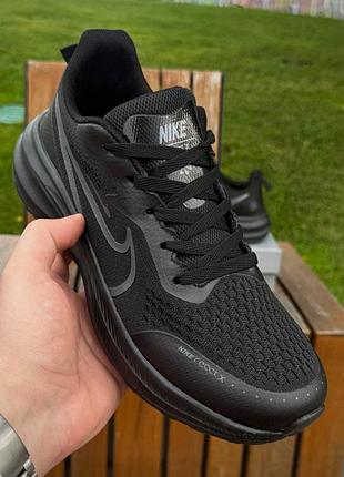 Кроссовки мужские подростковые nike vomero react x, черные (летние, сетка) демисезонные весна-лето-осень текстиль размер 40-44 новые 1177-1