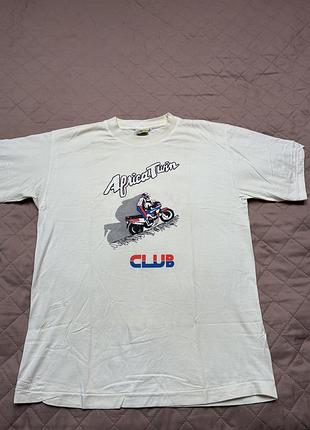 Вінтажна футболка honda africa twin club (90s / vintage / switcher)