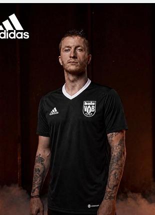 😎 черная футболка мужская adidas original l размер🔥🎬