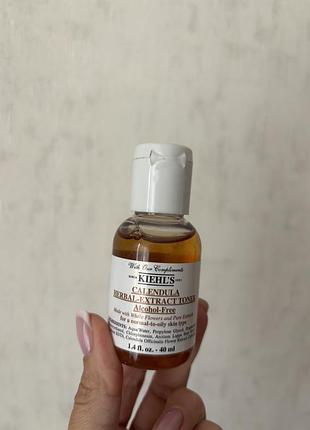 Безспиртовий тонік із календулою kiehls calendula herbal extract toner тонік