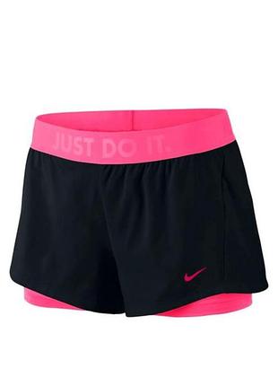 Спортивные двойные шорты nike
