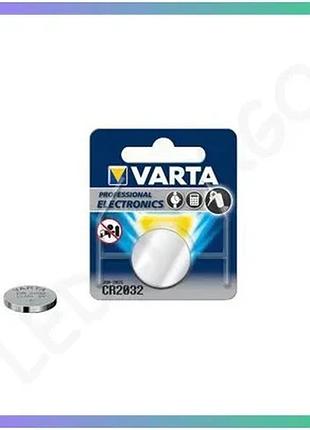 Батарейка varta cr 2032 літієва 1шт для годинників пультів дистанційного керування та гаджетів