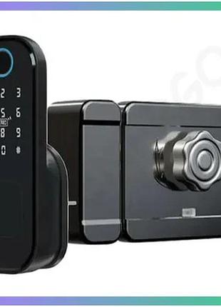 Розумний замок ttlock grizzly v2 електронний замок для безпеки дверей з bluetooth управлінням