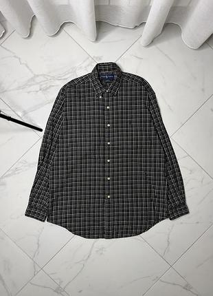 Стильна бавовняна сорочка в клітинку ralph lauren blake (розмір m) вінтаж
