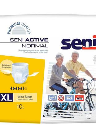 Подгузники-трусики для взрослых seni active normal extra large 120-160 см 10 шт