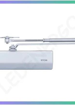 Дотягувач дверний ryobi 1500 d-1554 1100 мм сріблястий механізм для автоматичного закриття дверей