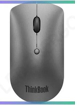 Бездротова миша lenovo thinkbook silent grey сірий колір для ноутбука комп'ютера миша для пк