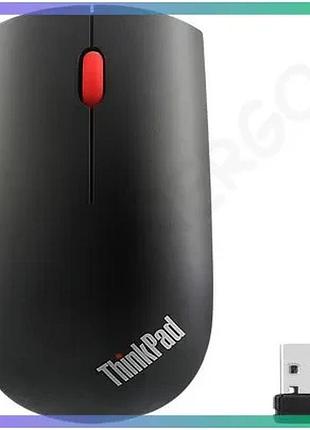 Бездротова миша lenovo essential black ергономічна комп'ютерна миша для роботи та навчання