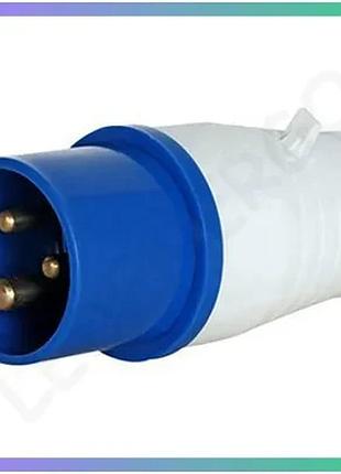 Силовая вилка e.next e.plug.pro.3.32 3п 230в 32а переносная электрическая вилка для подключения