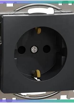 Розетка schneider electric sedna design black для електроприладів чорна розеткова група