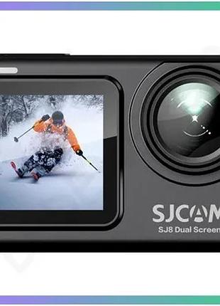 Екшн-камера sjcam sj8 dual-screen для зйомки відео та фото з двома екранами