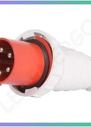 Силовая вилка переносная e.next e.plug.pro.5.63 5п 380в 63а для электроприборов подключения электрооборудования