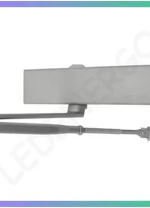 Дотягувач дверний cisa professional plus2 до 120 кг fire сірий для автоматичного закриття дверей