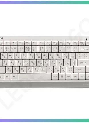 Клавіатура a4tech fstyler fk11 usb біла компактна клавіатура для комп'ютера