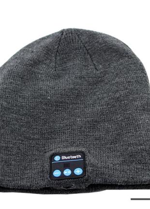Шапка со встроенными bluetooth наушниками sps hat bt | портативная колонка-шапка bluetooth music hat