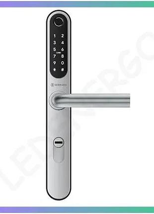 Розумний дверний замок seven lock sl-7761bf срібний електронний замок для безпеки дому