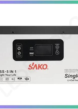 Зарядна станція sako alpha-ess 500w 1kwh портативний акумулятор для електроніки