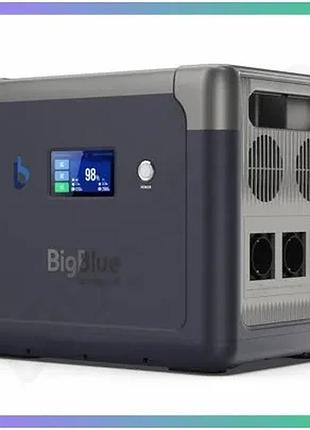 Зарядна станція bigblue cp2500 2500w 1843wh портативне джерело енергії для виїздів на природу sku_vend_vol