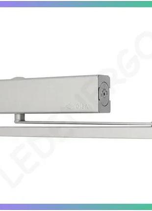 Дотягувач дверний cisa d5200 до 80 кг сірий механізм для автоматичного закриття дверей