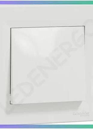 Вимикач кнопковий schneider electric asfora білий для освітлення 10а 250в