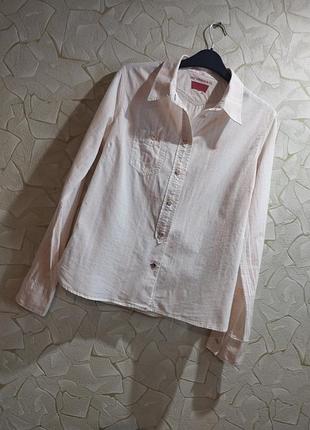 Легка котонова сорочка levi strauss & co з довгим рукавом