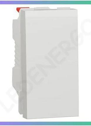 Вимикач прохідний schneider electric unica new white для освітлення білий