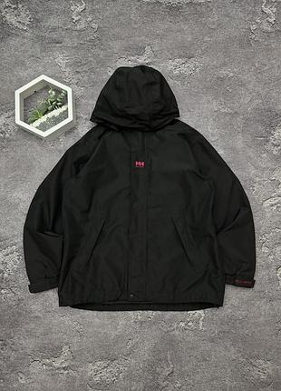 Куртка helly hansen оригінал чорна вітровка хеллі хансен helly tech аутдор gorpcore