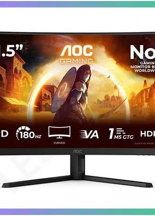 Монітор aoc cq32g4ve 32" qhd 165 гц вигнутий екран для ігор та роботи