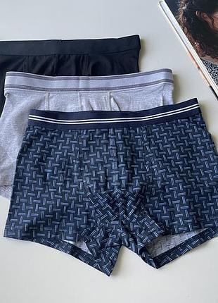 Трусы боксеры мужские s / Подлточные набор (3 шт) primark скидки ⬇️