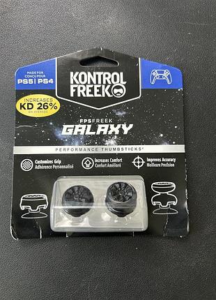 Накладки на стіки kontrolfreek fps freek galaxy black для ps4 / ps5 (нові)
